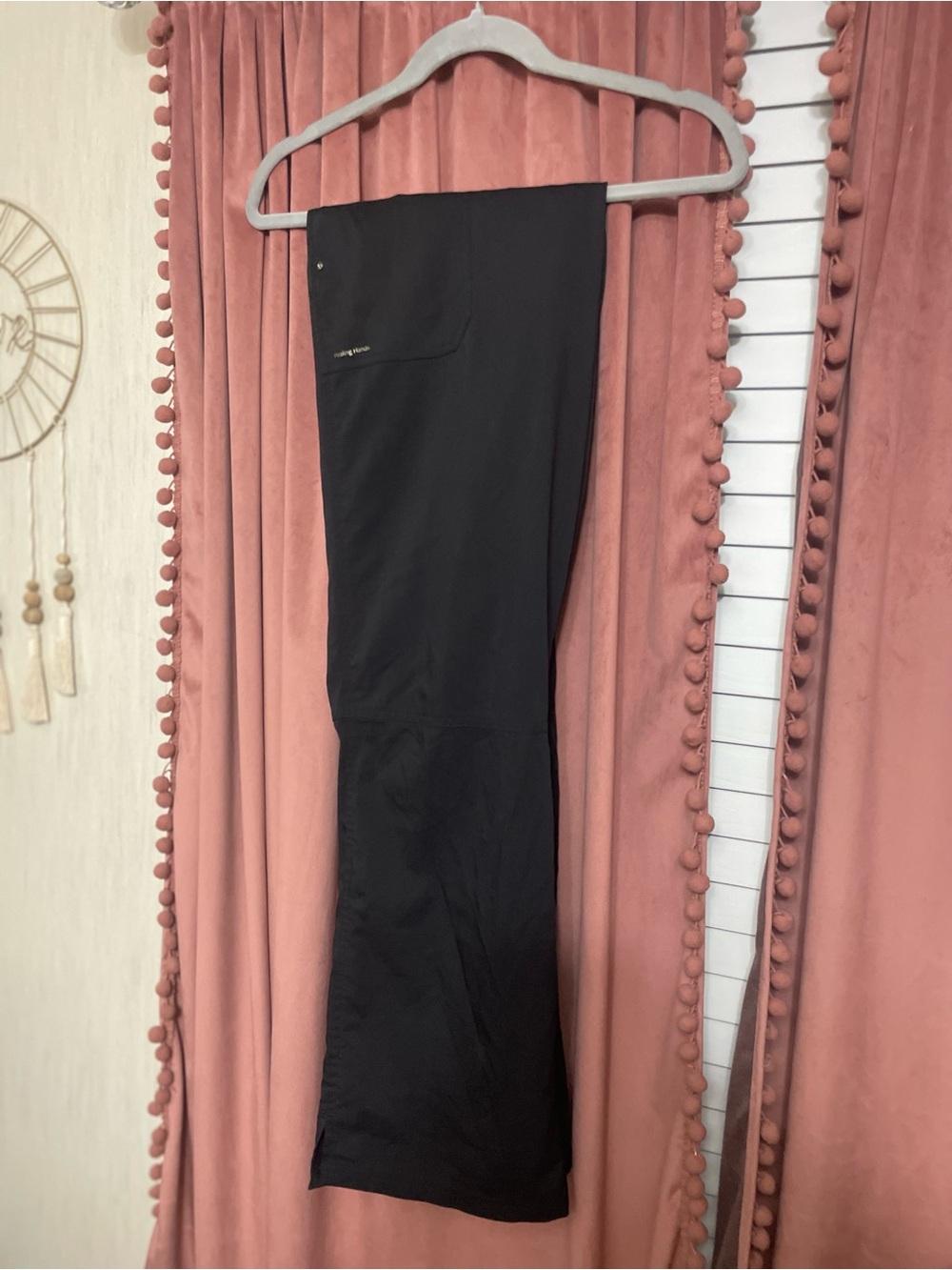 Healing Hands women’s black scrub pants